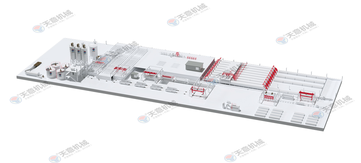 蒸壓加氣板材生產線
